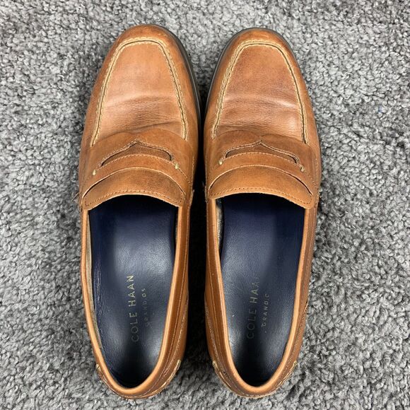 Cole Haan Grand OS Fleming Leather Penny Loafer Shoes Mens Size 9 M C27582 main image 7
